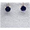 Image 1 : 14KT YELLOW GOLD NATURAL AMETHYST EARRINGS, RETAIL $350.00. AMETHYST IS THE BIRTHSTONE FOR FEBRUARY.