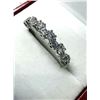 Image 3 : STERLING SILVER CZ RING, SIZE 8.75, RETAIL $200.00.
