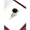 Image 1 : STERLING SILVER NATURAL SMOKEY QUARTZ RING, SIZE 5, RETAIL $400.00.