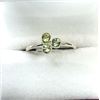 Image 3 : STERLING SILVER NATURAL PERIDOT RING, SIZE 7.25, RETAIL $200.00. PERIDOT IS THE BIRTHSTONE FOR AUGUS
