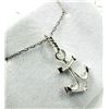 Image 3 : STERLING SILVER PLAIN ANCHOR PENDANT WITH STERLING SILVER CHAIN, RETAIL $300.00.