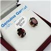 Image 2 : STERLING SILVER NATURAL GARNET (4.2CT) EARRINGS, RETAIL $400.00. GARNET IS THE BIRTHSTONE FOR JANUAR