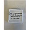 Image 2 : NEW 4.5CT EMERALD UNTREATED EMERALD CUT 9.6 X 11.7MM