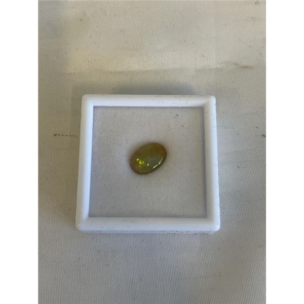 NEW 2.2CT NATURAL WHITE FIRE OPAL, UNTREATED OVAL CABOCHON CUT, 8.1 X 11.7MM