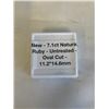 Image 2 : NEW 7.1CT NATURAL RUBY, UNTREATED OVAL CUT 11.2 X 14.6MM