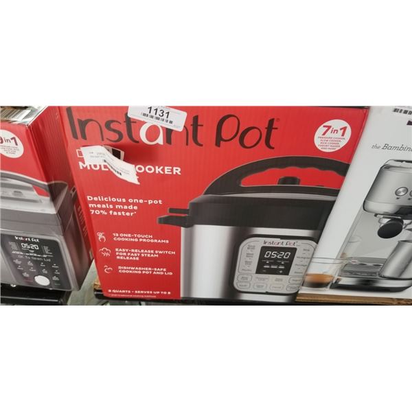 INSTANT POT DUO PLUS V5 7-IN-1 8QT PRESSURE COOKER - TESTED WORKING, RETAIL $179