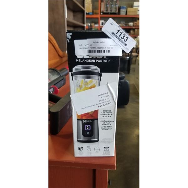 NINJA BLAST PORTABLE BLENDER - TESTED WORKING