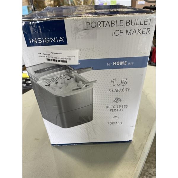 INSIGNIA 26 LB PORTABLE COUNTERTOP ICE MAKER WORKING