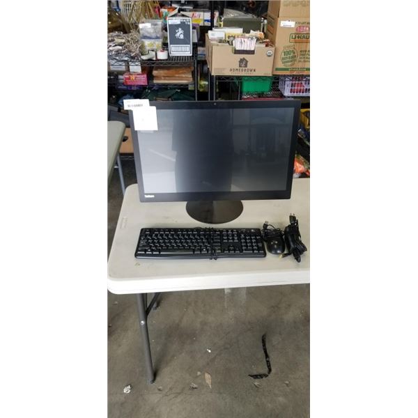 LENOVO THINKCENTRE I5 ALL IN ONE ESKTOP COMPUTER, WINDOWS 11, WORKING WITH KEYBOARD AND MOUSE
