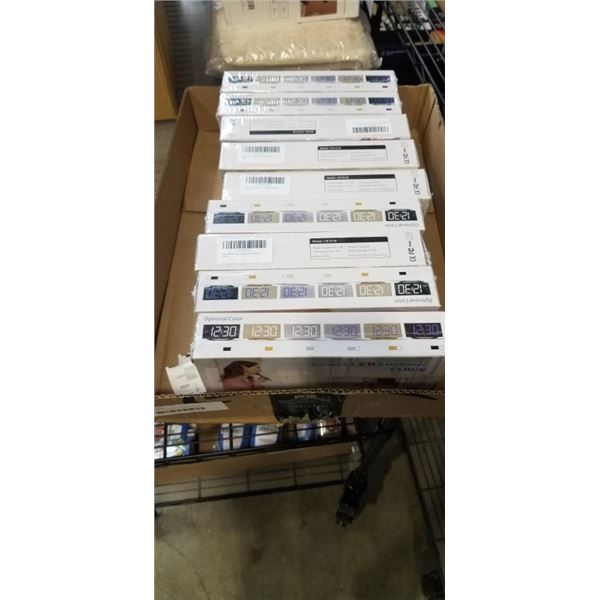 9 SURFACE LED ELECTRONIC CLOCK