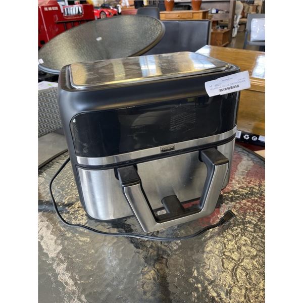 AS NEW BELLA PRO 8.5L FLEX DUAL ZONE TOUCHSCREEN AIR FRYER - TESTED WORKING, RETAIL $349