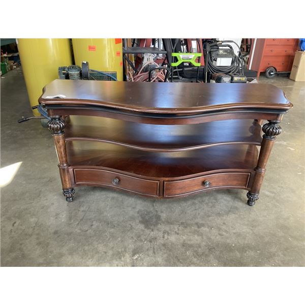 56" SOFA TABLE W/ DRAWERS