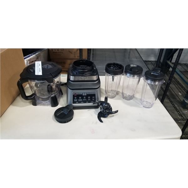 AS NEW NINJA PROFESSIONAL PLUS KITCHEN SYSTEM WITH AUTO-IQ, 1400W, 72 OZ CAPACITY - TESTED WORKING, 