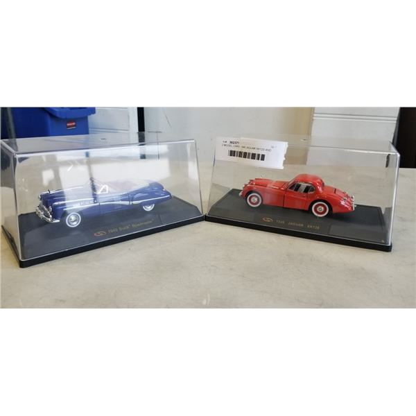 2 MODEL CARS - 1949 JAGUAR XK120 AND BUICK ROADMASTER