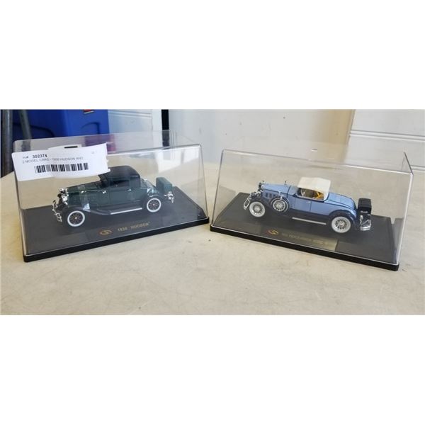 2 MODEL CARS - 1930 HUDSON AND PIECE-ARROW MODEL B