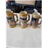 Image 1 : 3 JAPAN MARKED VINTAGE BEER STEINS