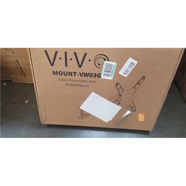 VIVO SILVER PNEUMATIC ARM TV WALL MOUNT