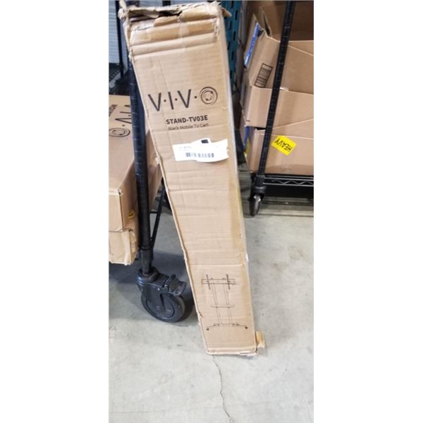 VIVO BLACK MOBILE TV CART