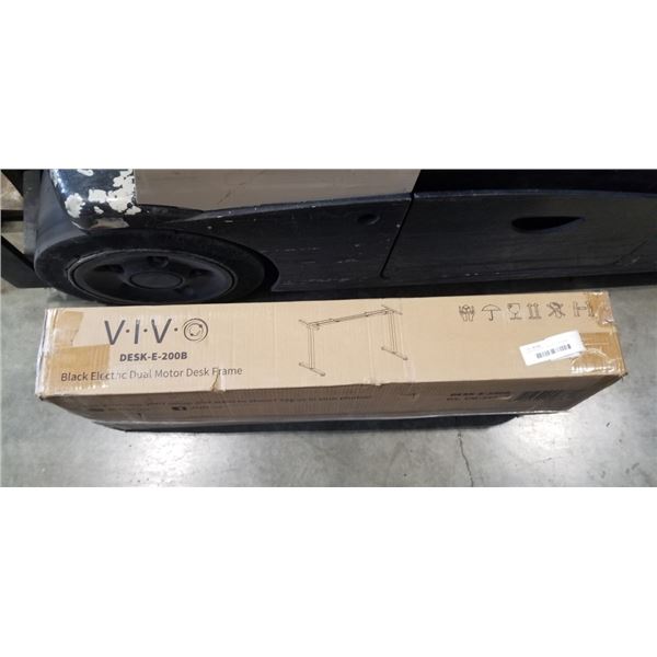 VIVO BLACK ELECTRIC DUAL MOTOR DESK FRAME