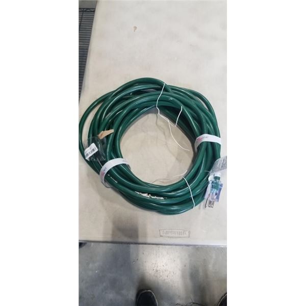 APPROX 50 FEET GREEN EXTENSION CORD 10 AWG