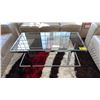 Image 1 : MODERN 3-PC METAL & GLASS TABLE SET; INCLUDING; COFFEE TABLE & (2) END TABLES