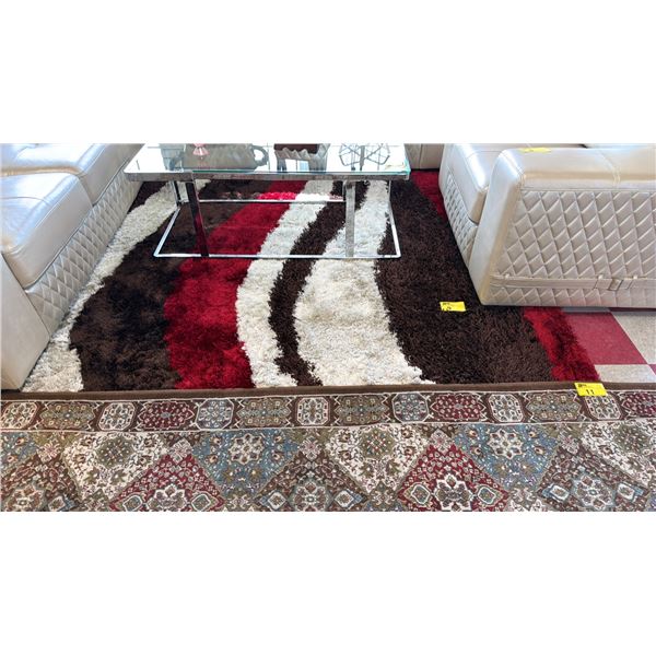 PATTERNED SHAG AREA RUG