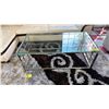 Image 1 : METAL & GLASS COFFEE TABLE & END TABLE