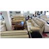 Image 1 : 3-PC LEATHER SOFA SET INCLUDING; SOFA, LOVESEAT & LOUNGE CHAIR