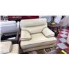 Image 5 : 3-PC LEATHER SOFA SET INCLUDING; SOFA, LOVESEAT & LOUNGE CHAIR