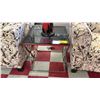 Image 1 : CHROME WITH GLASS TOP END TABLE