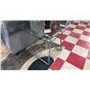 Image 3 : 3-PC METAL & GLASS TABLE SET INCLUDING; COFFEE TABLE & (2) END TABLES