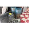 Image 1 : 2 LARGE VASES & SMALL CONTAINER