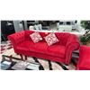Image 4 : 2-PC TUFTED FABRIC SOFA SET INCLUDING; SOFA & LOVESEAT