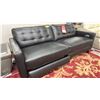 Image 5 : 2-PC TUFTED LEATHER SOFA SET INCLUDING; ELECTRIC RECLINING SOFA & LOVESEAT