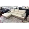 Image 1 : 2-PC LEATHER SECTIONAL SOFA WITH CHAISE