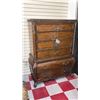 Image 2 : 5-PC BEDROOM SUITE INCLUDING; KING SIZE BED WITH MATTRESS, VANITY, HIGHBOY DRESSER,