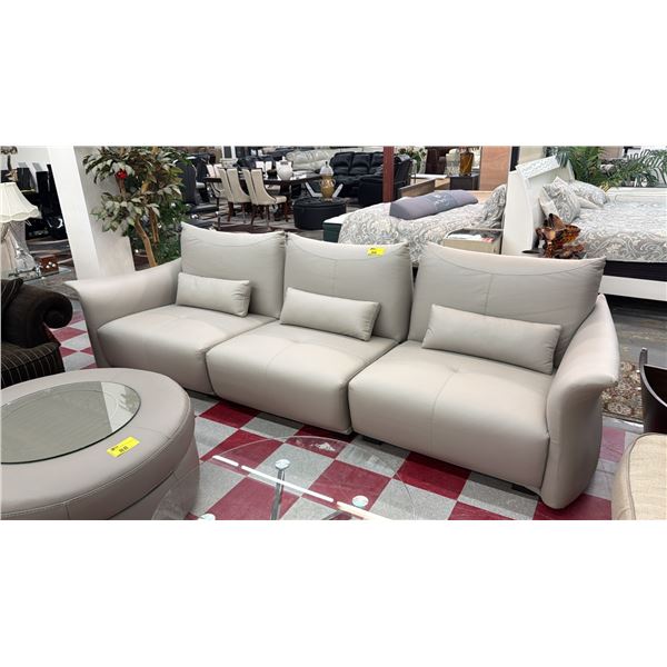 3-PC LEATHER SECTIONAL SOFA