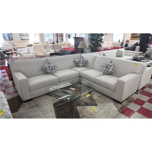 2-PC FABRIC SECTIONAL SOFA