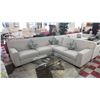 Image 1 : 2-PC FABRIC SECTIONAL SOFA