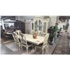Image 1 : 9-PC DINING SET INCLUDING; DINING TABLE & CHAIRS WITH GLASS FRONT BUFFET & HUTCH