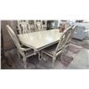 Image 2 : 9-PC DINING SET INCLUDING; DINING TABLE & CHAIRS WITH GLASS FRONT BUFFET & HUTCH