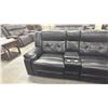 Image 4 : 8-PC LEATHER SECTIONAL SOFA WITH CUPHOLDERS