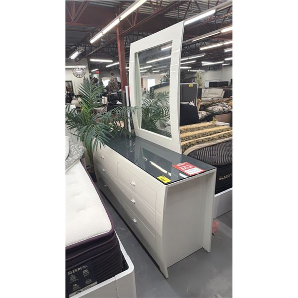 MODERN DRESSER WITH MIRROR