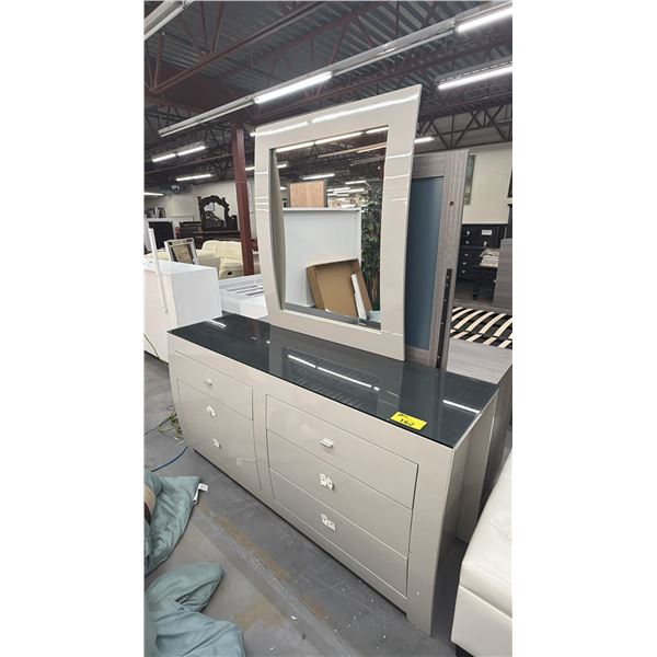 MODERN DRESSER WITH MIRROR