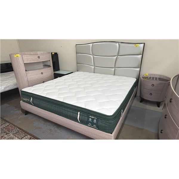 QUEEN SIZE BED WITH SLEEPERA MATTRESS