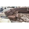 Image 4 : 6-PC FABRIC SECTIONAL SOFA WITH RECLINING END CHAIRS