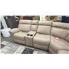 Image 2 : 5-PC LEATHER SECTIONAL SOFA WITH ELECTRIC RECLINING END CHAIRS & CUPHOLDERS