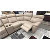 Image 3 : 5-PC LEATHER SECTIONAL SOFA WITH ELECTRIC RECLINING END CHAIRS & CUPHOLDERS