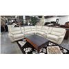 Image 1 : 7-PC LEATHER ELECTRIC RECLINING SECTIONAL SOFA WITH CUPHOLDERS & STORAGE