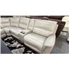 Image 2 : 7-PC LEATHER ELECTRIC RECLINING SECTIONAL SOFA WITH CUPHOLDERS & STORAGE